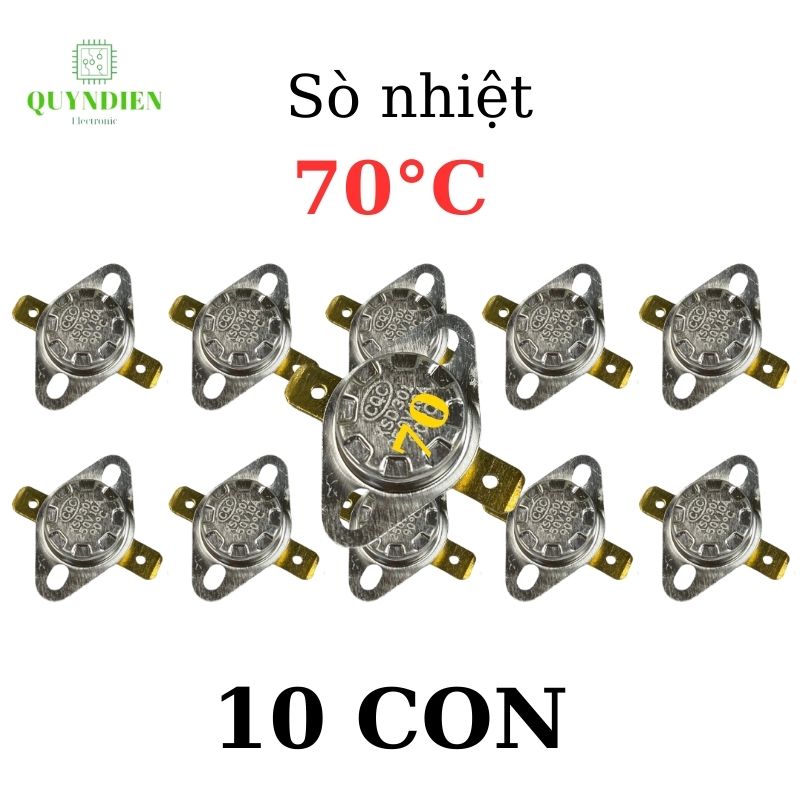 Rơ le nhiệt sò nhiệt 70℃