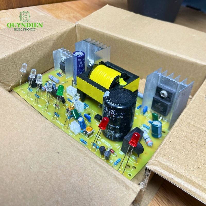 Mạch Sạc Acquy 20A tự động 3 giai đoạn 12V/24V (ắc quy 20A~400A)