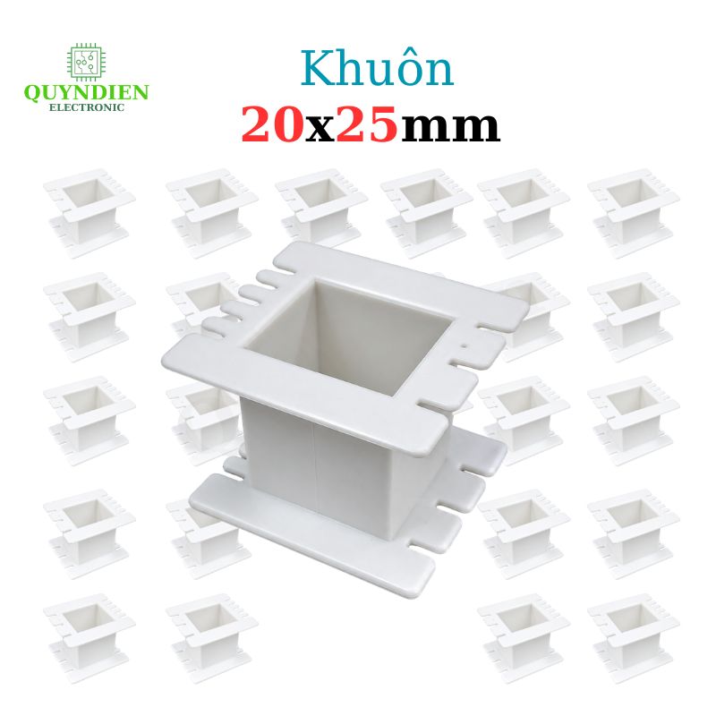 Khuôn Nhựa Quấn Biến Áp Fe Silic 20x25mm