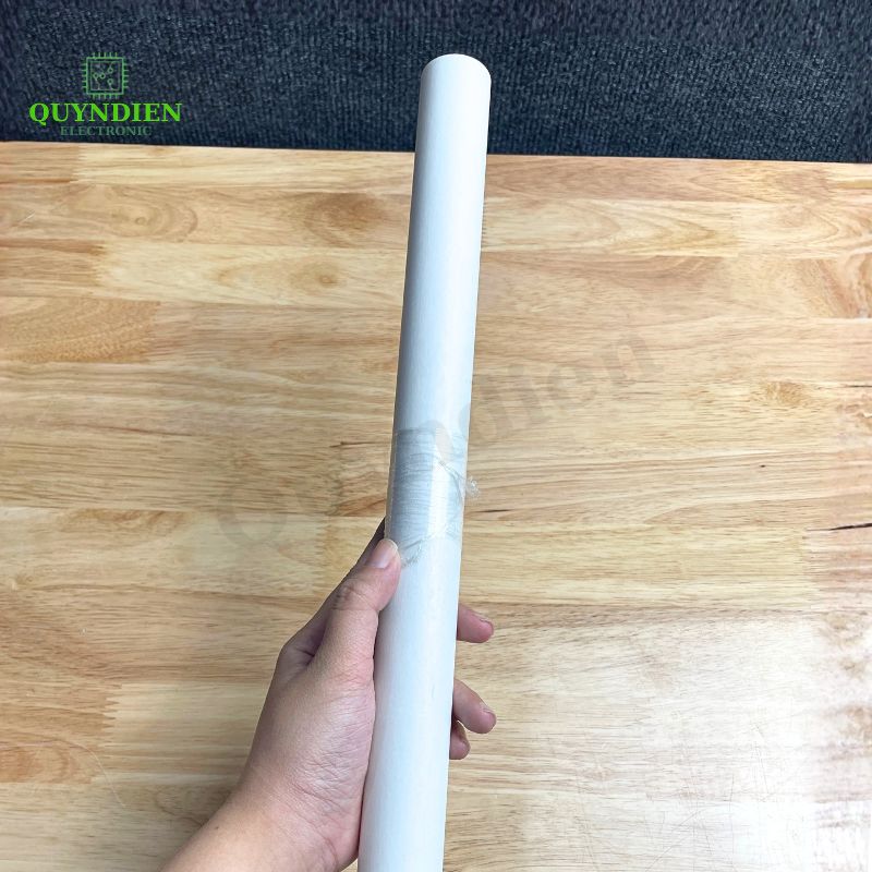 Giấy Phim Cách Điện Trắng 2 Mặt Xù Dày 0.3mm
