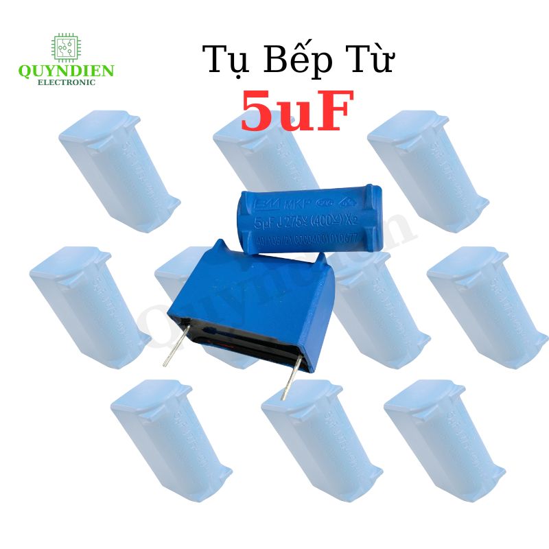 Tụ Bếp Từ 5uF 400VDC 275VAC Loại Đứng