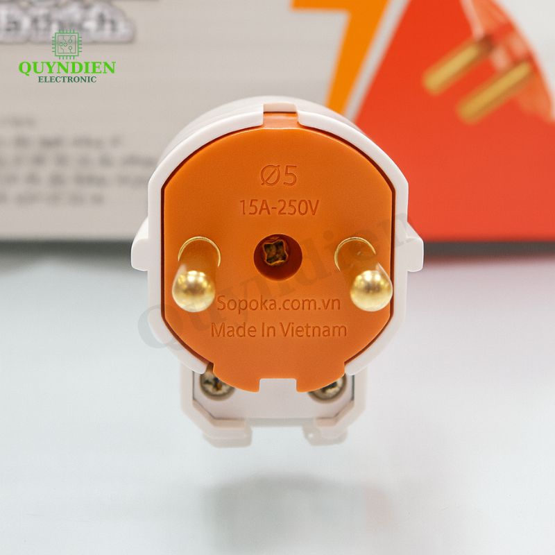 Phích cắm siêu chịu tải dây gập P3000W-G1