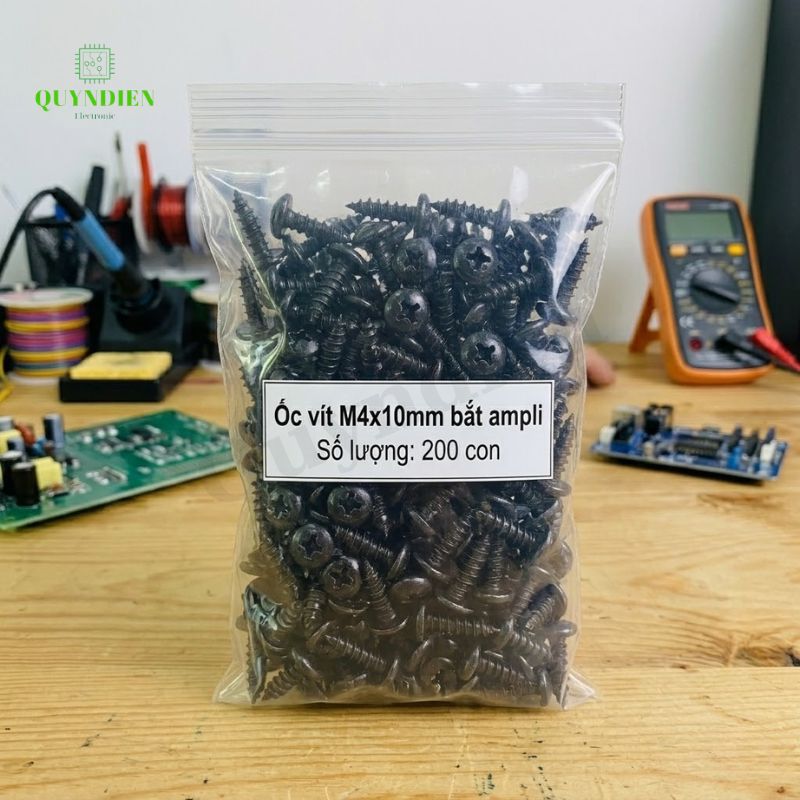 Ốc Vít Nhọn Đầu Tròn M4x10mm