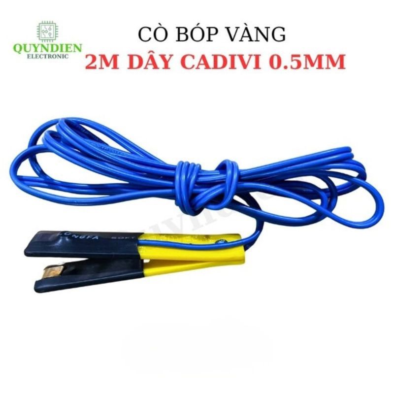 Công Tắc Cò Bóp Vàng Tiếp Điểm Đồng Dày Alampaa + Dây Dài 2m