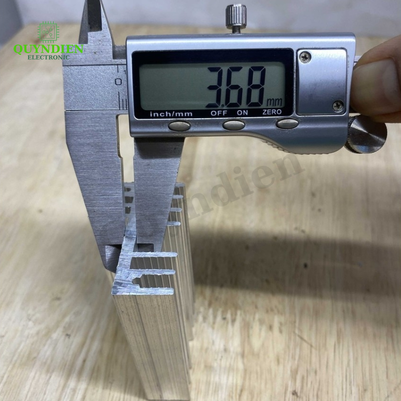 Nhôm tản nhiệt 2 tầng 7 cánh dài 1mét nhôm 2 vế 1000x44x29mm
