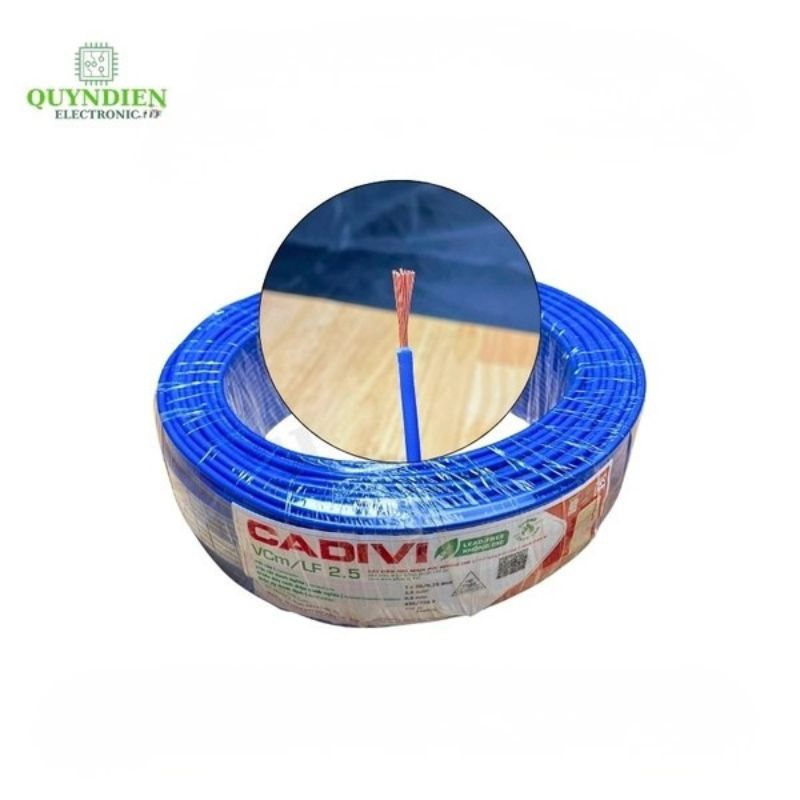 Dây Điện Cadivi Dây Đơn Mềm VCm-2.5 450/750V