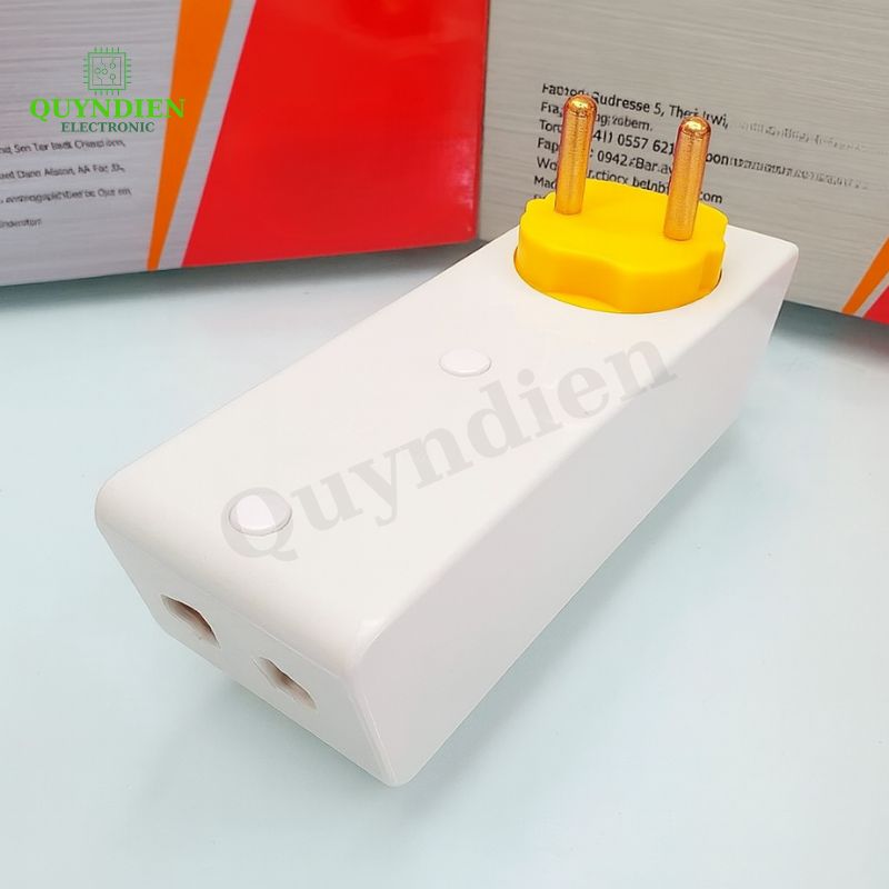 Đầu nối thông minh cổ xoay 5 cửa P25 trắng