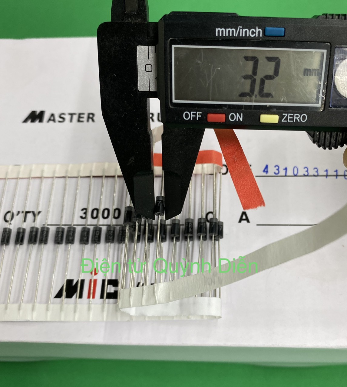 Diode xung FR207 2A 1000V loại dây
