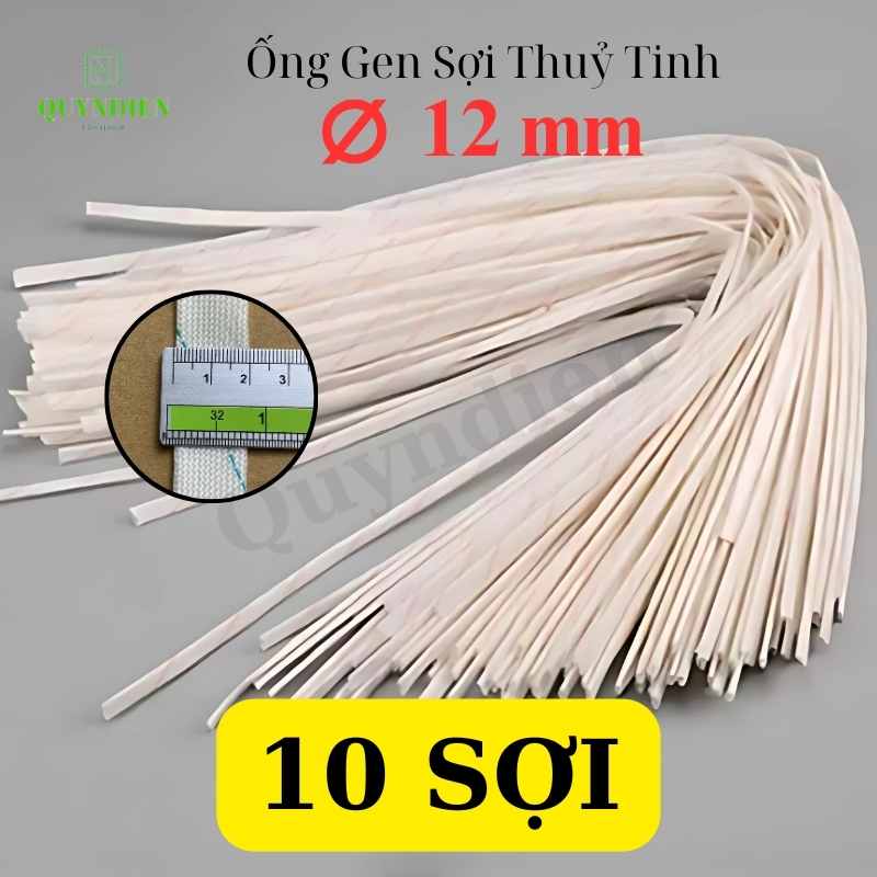 Ống gen cách điện sợi thủy tinh size 12mm