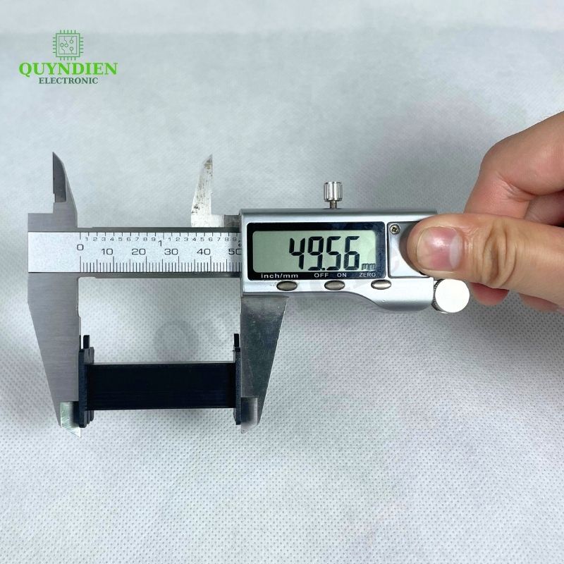 Lõi Nhựa Vuông Dài 50mm Quấn Cuộn Cảm Phân Tần Loa - Màu Đen