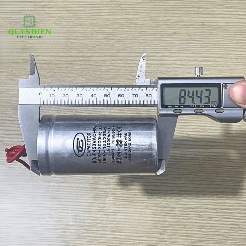 Tụ Nhôm Dây 50uF - 450V