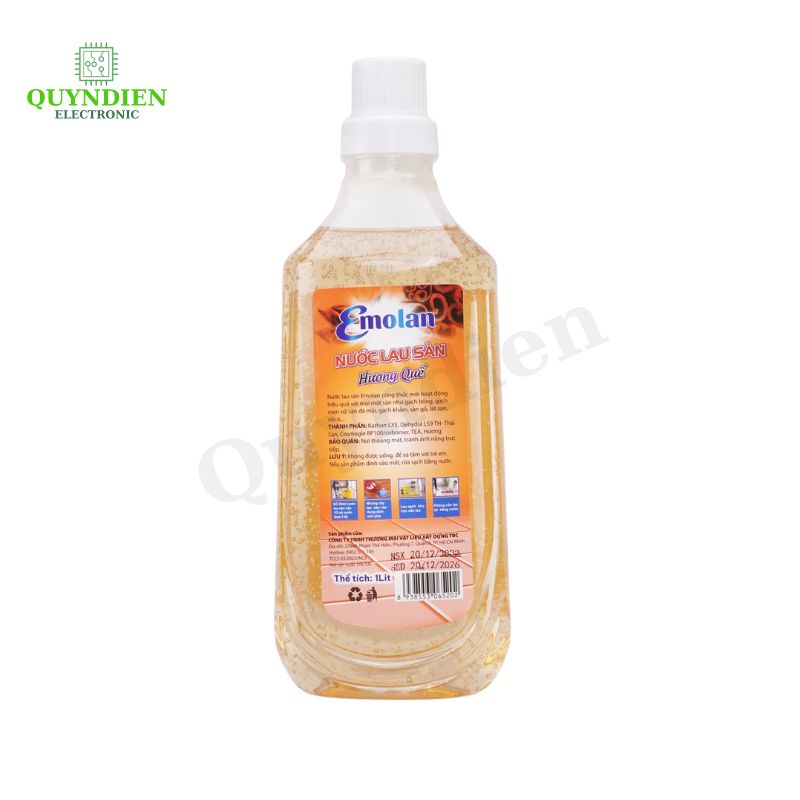 Nước lau sàn Emolan hương QUẾ - 1L