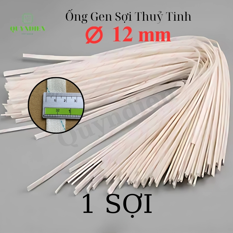 Ống gen cách điện sợi thủy tinh size 12mm