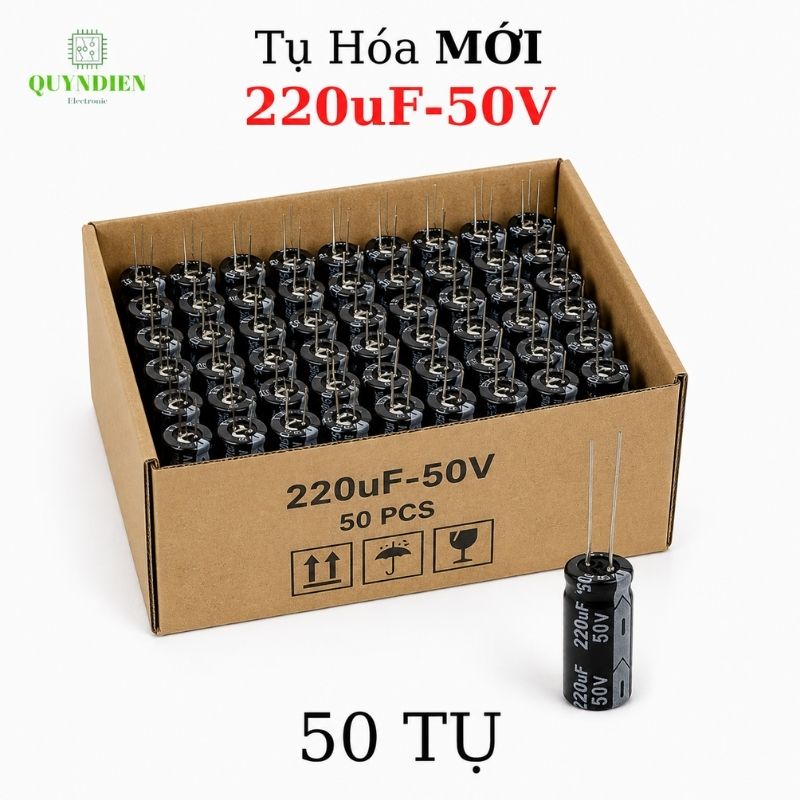 Tụ hóa 220uf - 50v