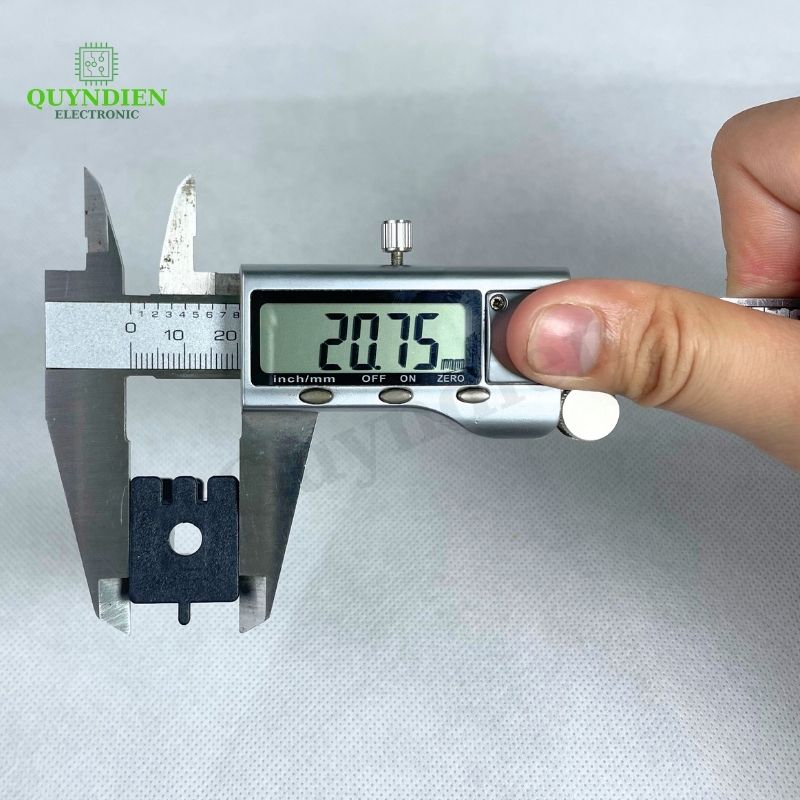 Lõi Nhựa Vuông Dài 50mm Quấn Cuộn Cảm Phân Tần Loa - Màu Đen