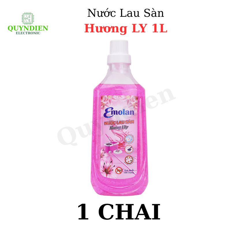 Nước lau sàn Emolan hương LyLy- 1L