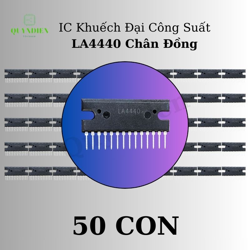 IC LA4440 Khuyếch Đại Công Suất, chân đồng