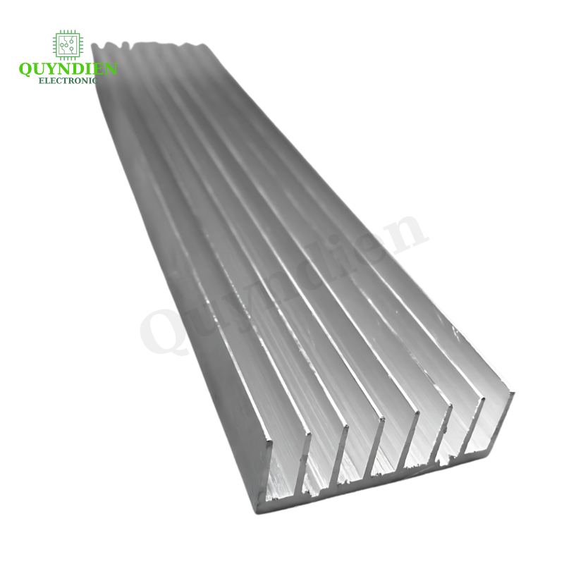 Nhôm tản nhiệt 170x43x17mm 8 cánh