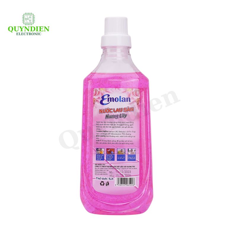 Nước lau sàn Emolan hương LyLy- 1L