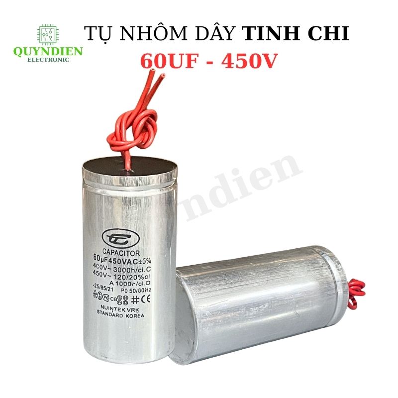 Tụ Nhôm Dây 60uF - 450V