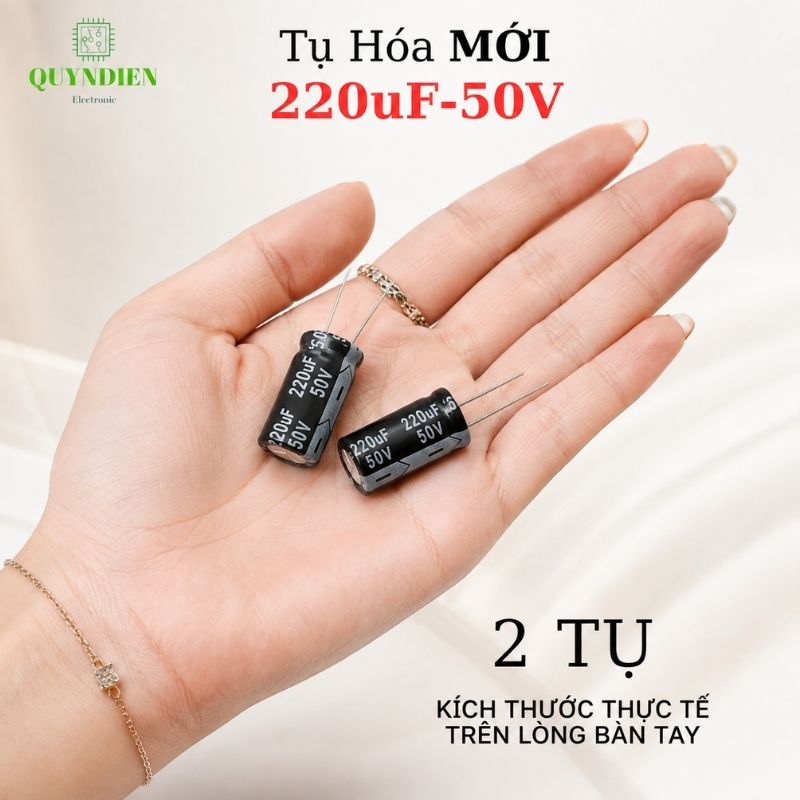 Tụ hóa 220uf - 50v