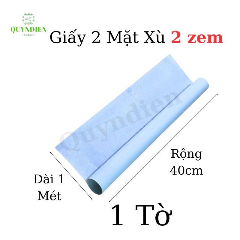 Giấy 2 mặt xù giấy cách điện dày 0.2mm