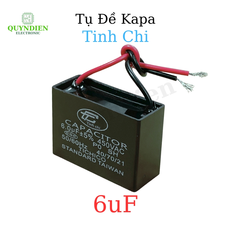 Tụ Đề Kapa 6uF ±5% 450VAC Tinh Chi