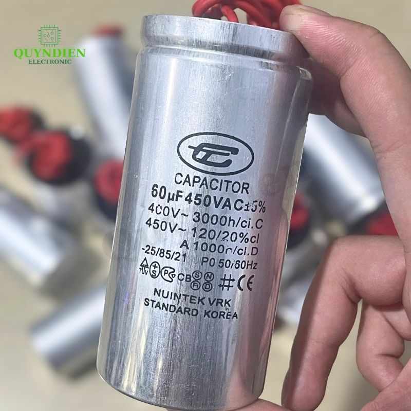 Tụ Nhôm Dây 60uF - 450V