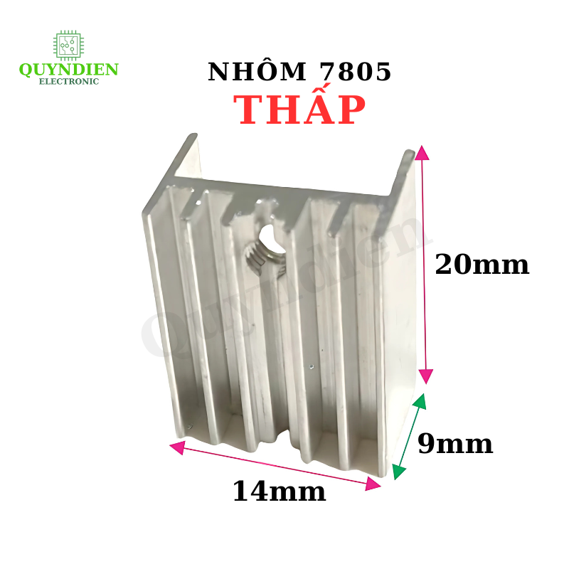 Nhôm tản nhiệt 7805 loại đẹp