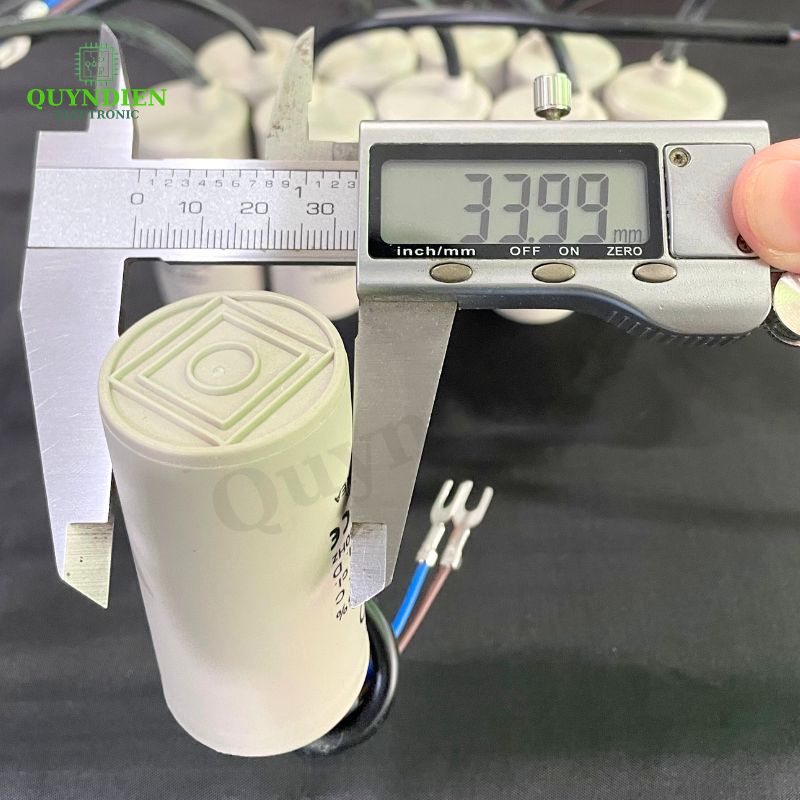Tụ Đề Máy Bơm Nước 12uF 450VAC Tinh Chi