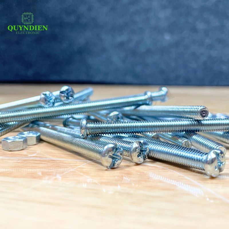 Ốc Vít M5x60mm Có Kèm Tán - Túi 100 Con