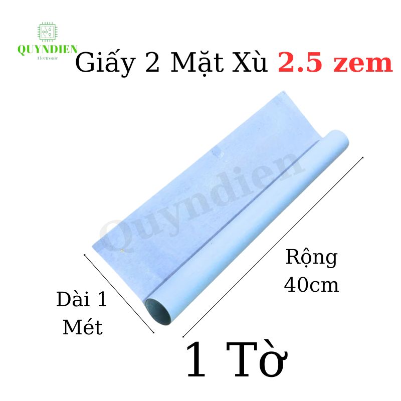Giấy 2 mặt xù giấy cách điện dày 0.25mm