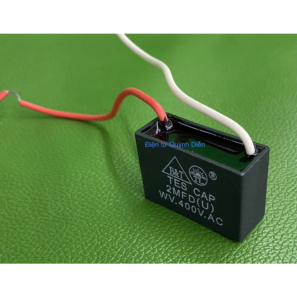 Tụ điện kapa tụ đề tụ ngậm tụ quạt 2uf 400V.AC TÍN LIÊN