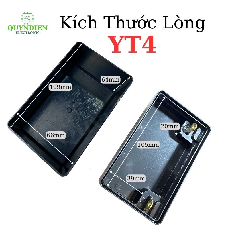 Vỏ Bình Đề Xe Máy YT4 YT5 - Cọc Vuông