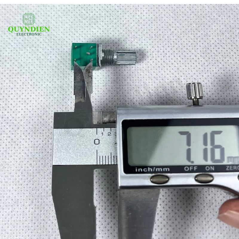 Chiết áp Volume Xanh Đơn B10K 5 Chân – Linh Kiện Quỳnh Diễn