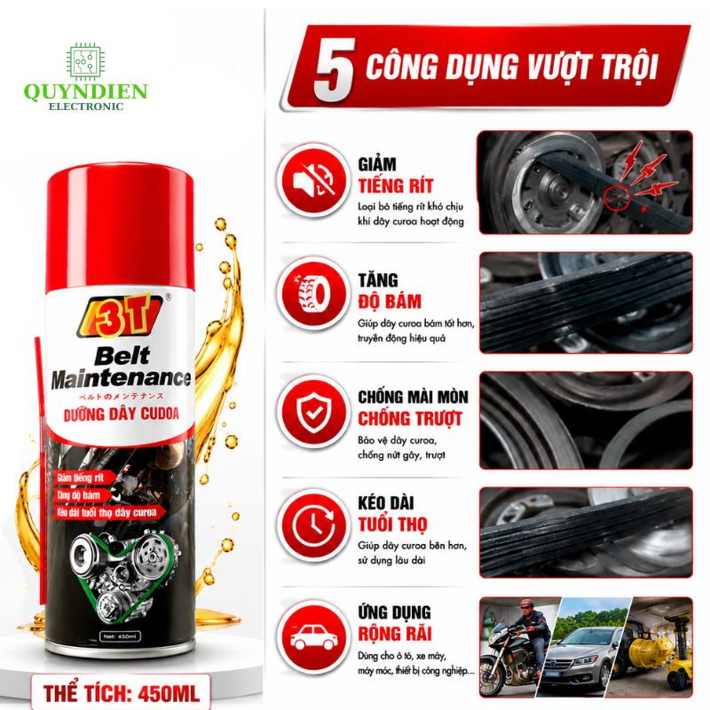 Chai Xịt Dưỡng Dây Curo 3T - Thùng 12 Chai