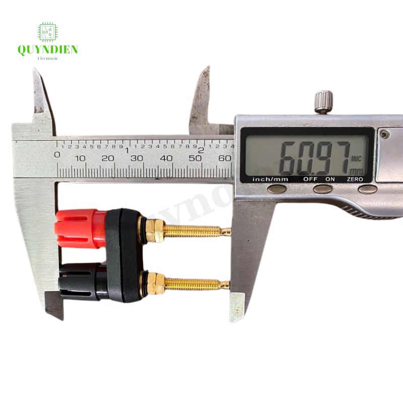 Trạm Loa Ampli Jack Loa Đôi Đỏ Đen M5 Chân Dài