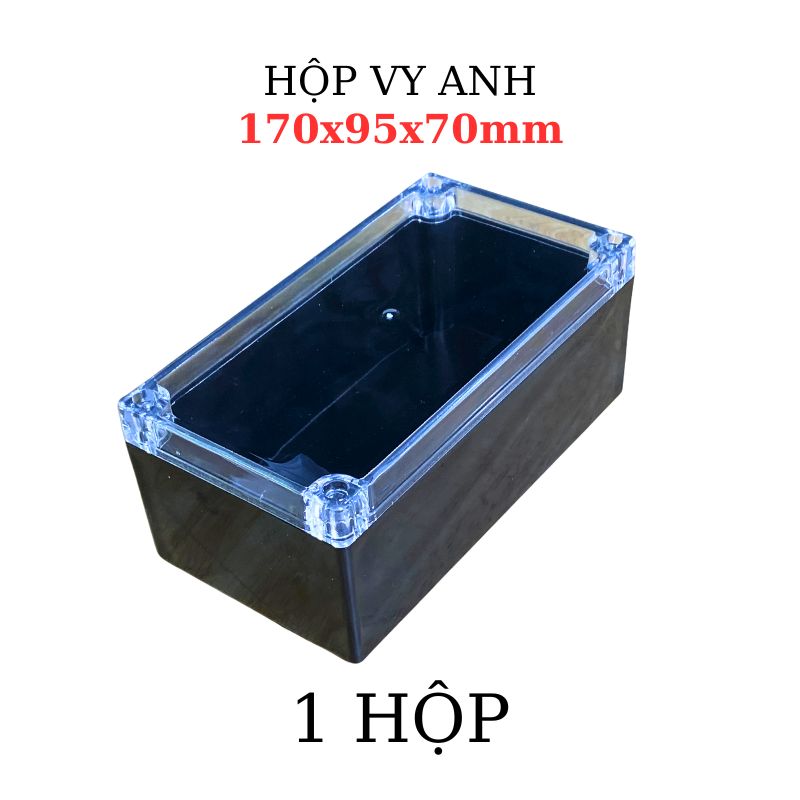 Hộp Nhựa Vy Anh 170x95x70mm Màu Đen