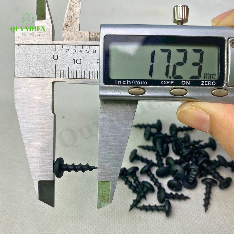 Ốc Vít Nhọn M4x15 Bắt Thùng Loa Ren Thưa Taiwan dài 15mm - Túi 1 Kg