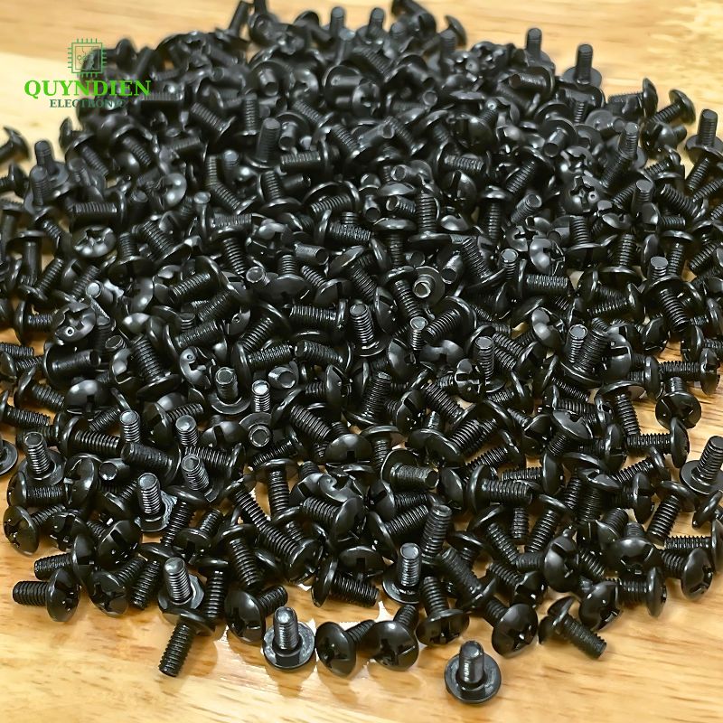 Ốc Vít Ren Mịn Đầu Dù M3x8mm - Túi 500 Con