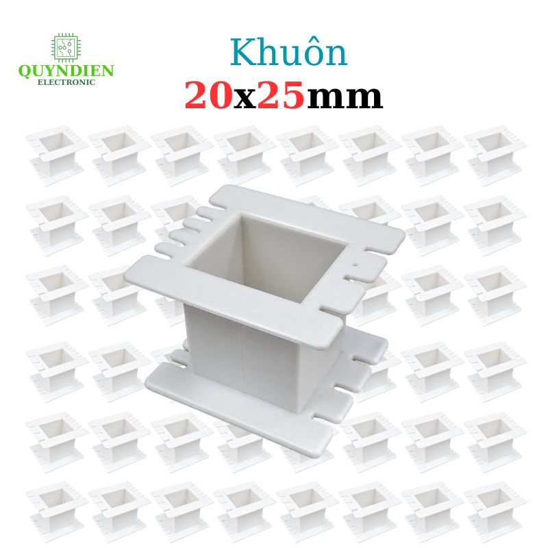 Khuôn Nhựa Quấn Biến Áp Fe Silic 20x25mm