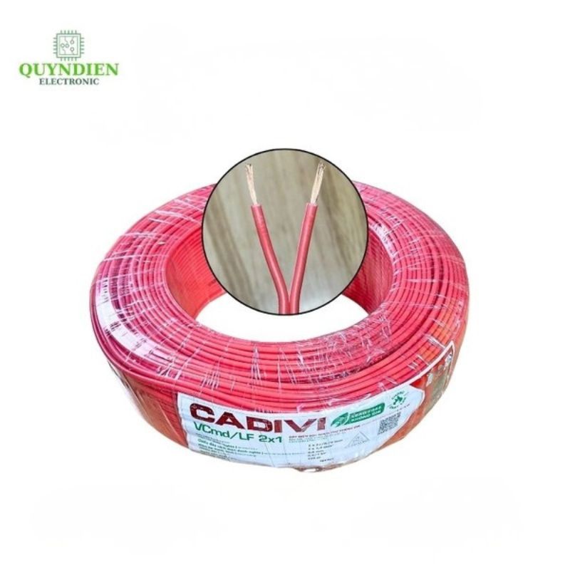 Dây Điện Cadivi Dây Đôi VCmd/LF 2x1