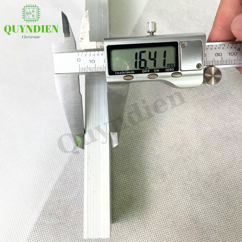 Nhôm Tản Nhiệt 8 Cánh Nhỏ Dài 1 mét 1000x43x17mm