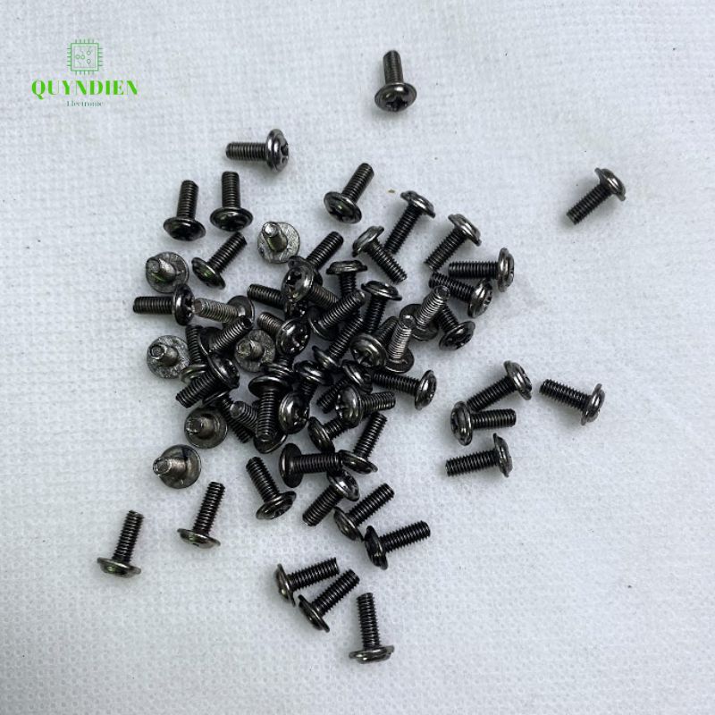 Ốc vít ren mịn M3x8mm đầu long đền dài 8mm - 1.000 Con