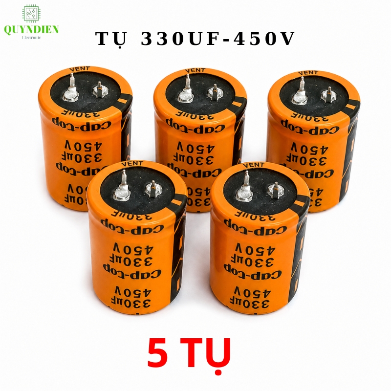 Tụ Hóa Lọc Nguồn 330uf 450VDC CapTop