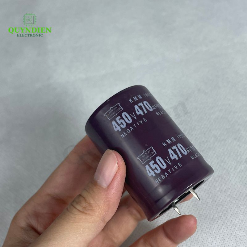 TỤ LỘC NGUỒN - TỤ HÓA NÂU 470uF 450V