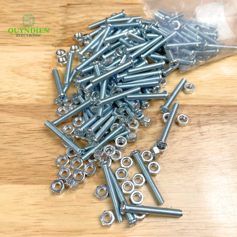 Ốc Vít M4x30mm Có Kèm Tán