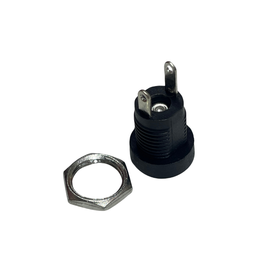 Jack, Giắc sạc DC 5.5x2.1mm có tán lỗ khoét 8mm