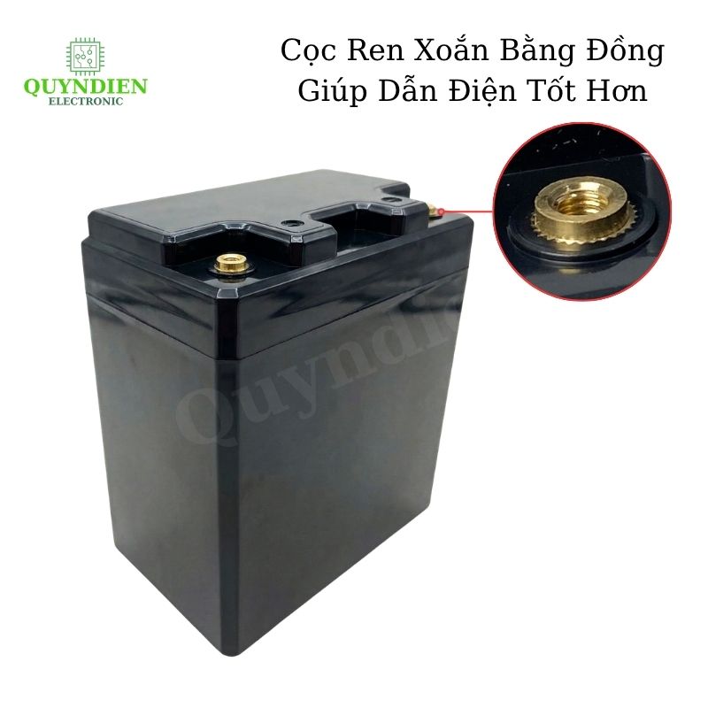 Vỏ Bình Đề Xe Máy YT7 Cọc Tròn Nắp Đục
