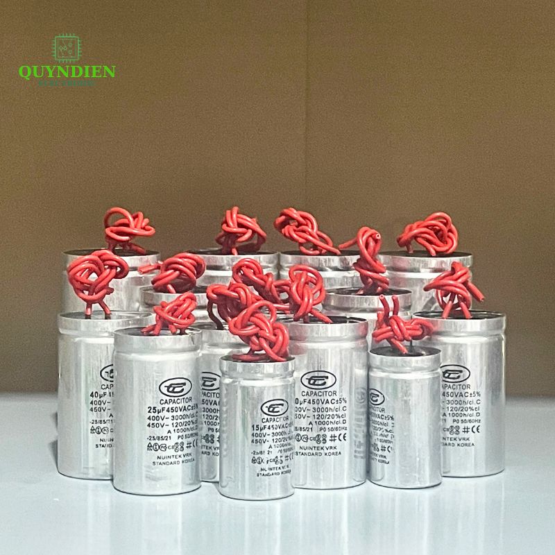 Tụ Nhôm Dây 15uF - 450V